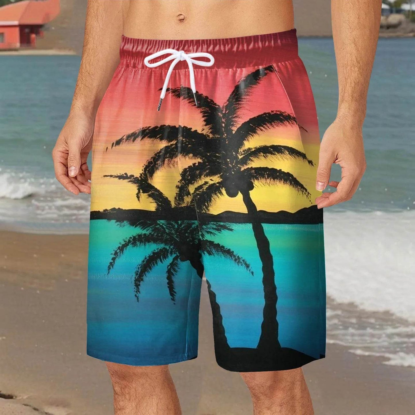 Quicksilver Men's Bermuda Trunks - Summer Board Shorts for Beach Fun - Buy Center US