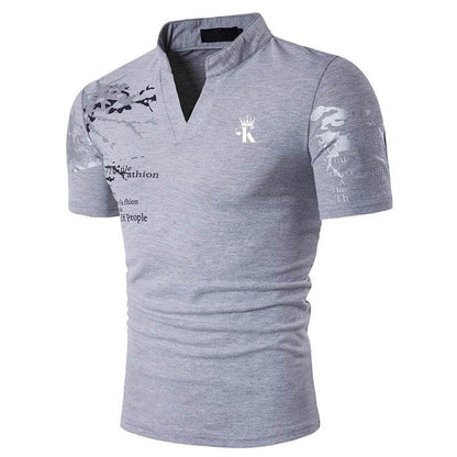 Dingshite Men's Casual Golf Polo Shirt - Short Sleeve, Solid Color Design - Buy Center US