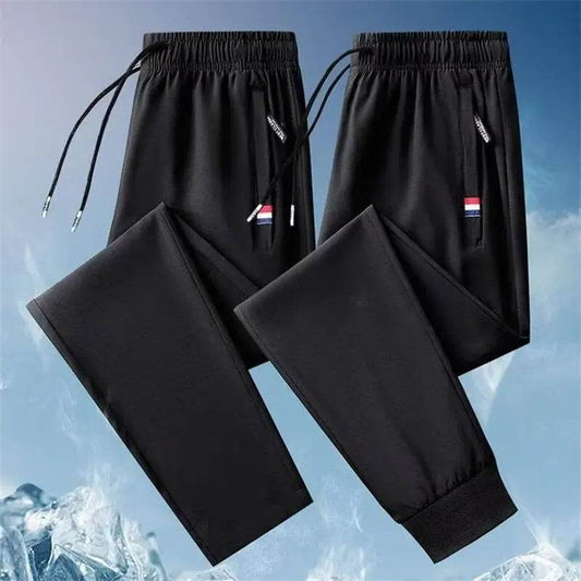 Men's Quick Dry Summer Pants - Loose Fit Breathable Korean Style - Buy Center US