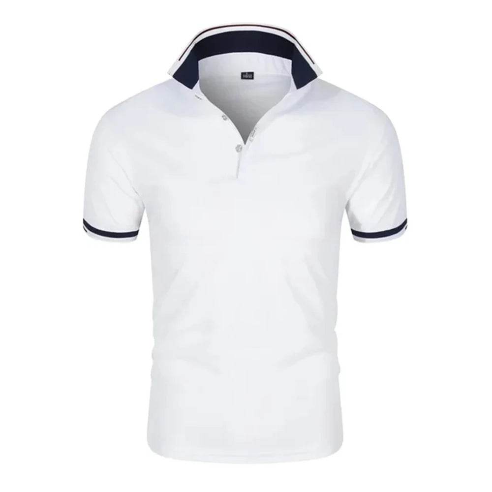Men's Organic Cotton Polo Shirt - Casual Short Sleeve for Spring Style - Buy Center US