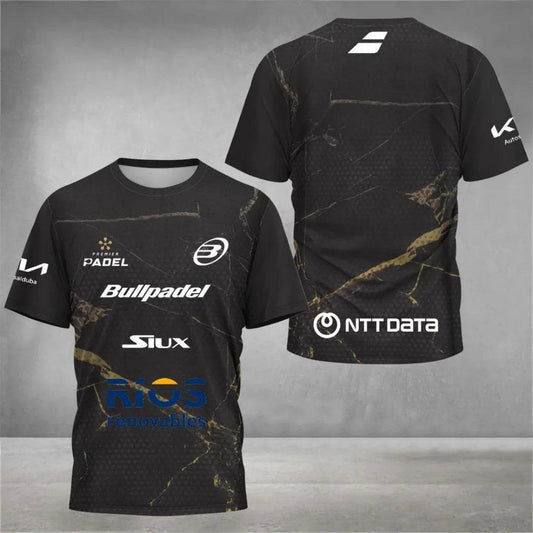 2025 Men's 3D Printed Tennis T-Shirt - Breathable, Quick Dry Design - Buy Center US