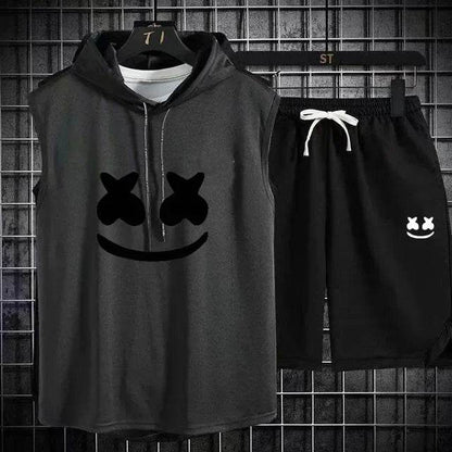 Summer Men's Two Piece Set - Casual T-Shirt & Shorts Tracksuit - Buy Center US