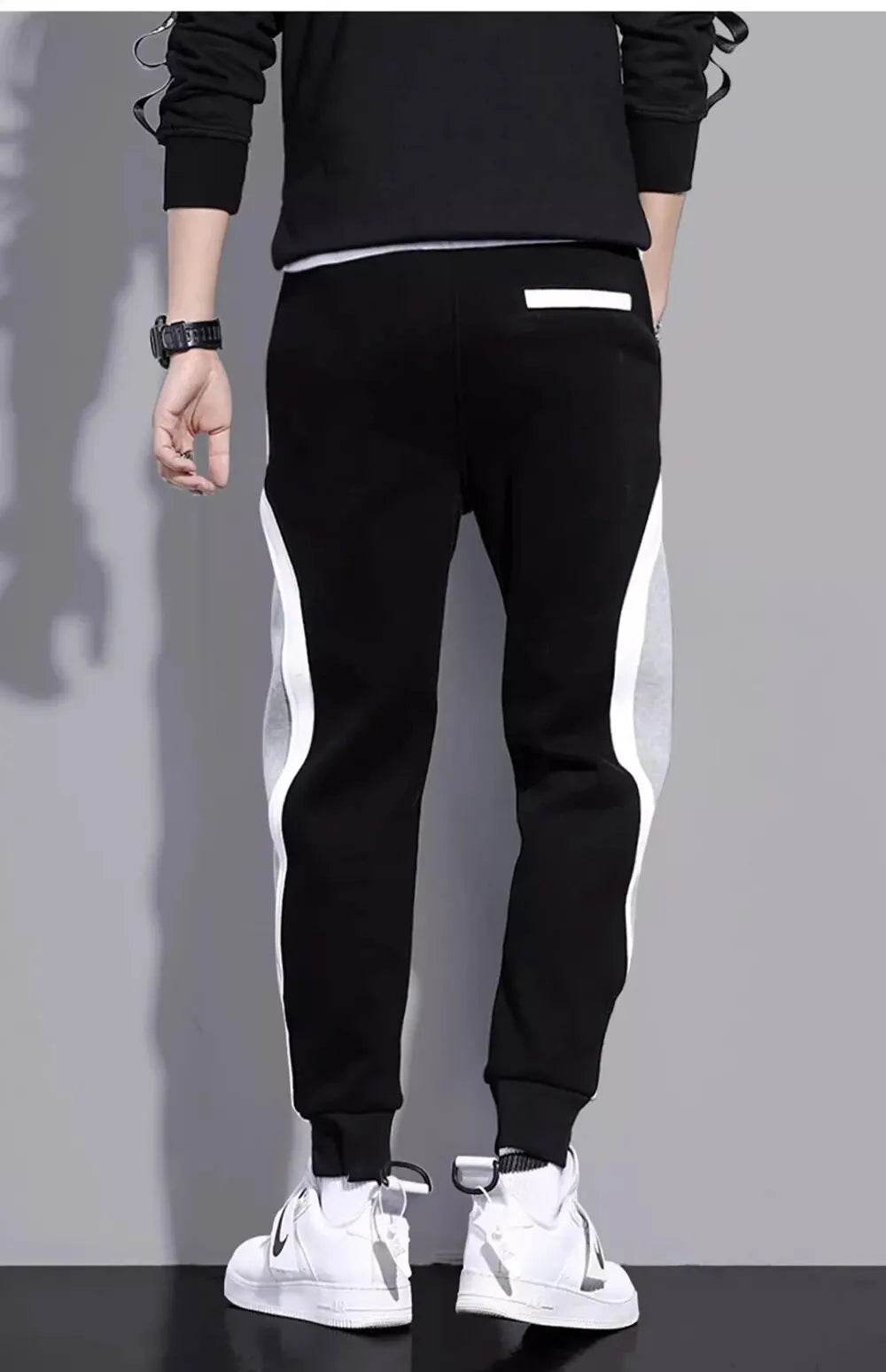 2024 Men's Casual Pants - Wide Loose Fit, Breathable Tie-Foot Design - Buy Center US