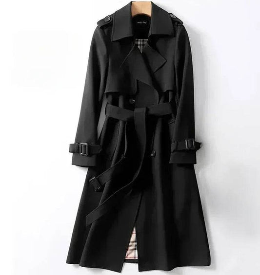 BiggOrange Women's Casual Solid Color Long Sleeve Spring Coat - Buy Center US