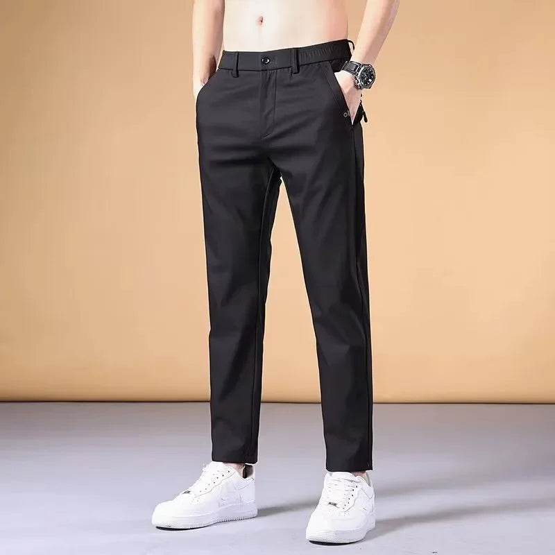 Fashion Men's Casual Summer Pants - Lightweight Skinny Joggers - Buy Center US