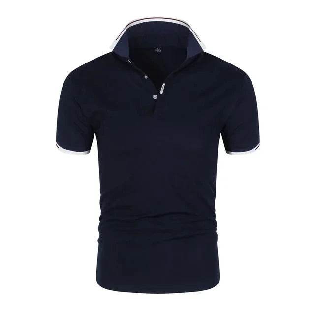 Men's Organic Cotton Polo Shirt - Casual Short Sleeve for Spring Style - Buy Center US