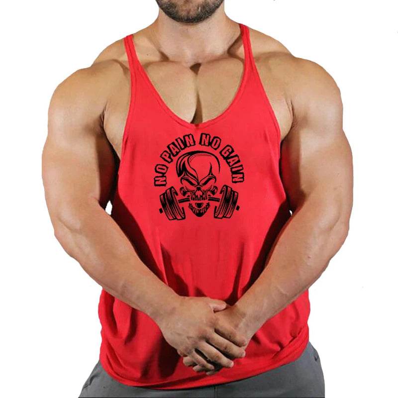 2024 Cotton Sleeveless Tank Tops for Men - Casual Bodybuilding Vest - Buy Center US