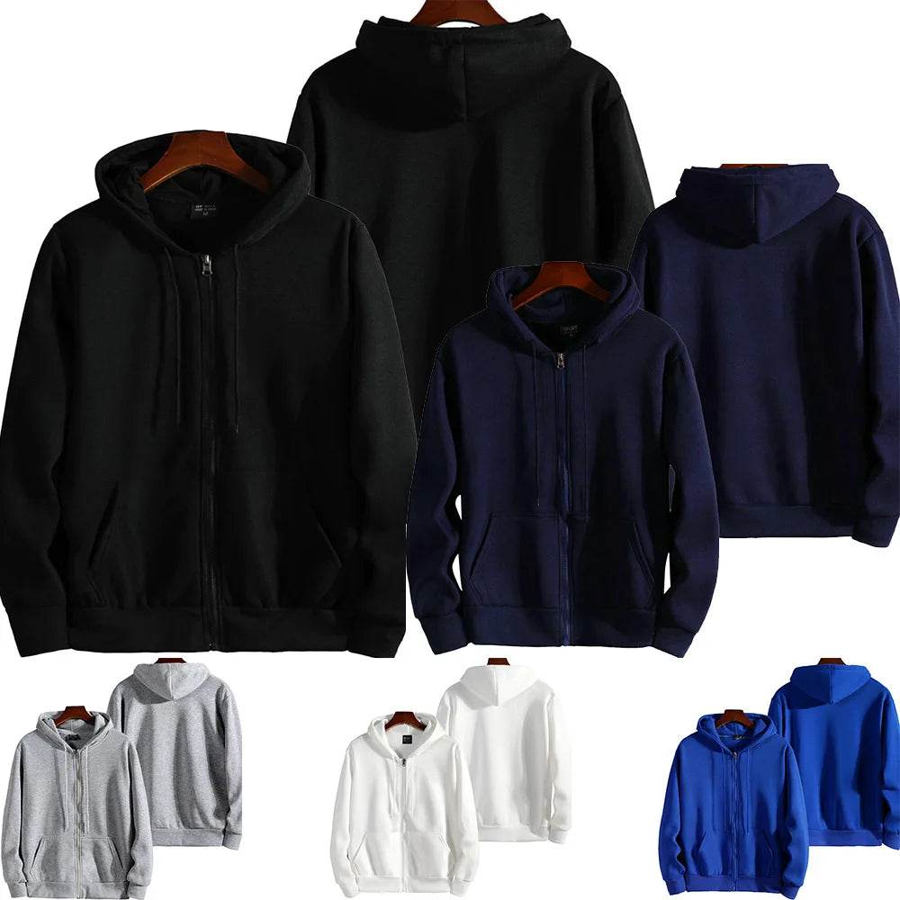 Trendy Zipper Hoodies for Men & Women - Casual Long Sleeve Sportswear - Buy Center US