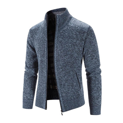 2024 Men’s Faux Fur Wool Jacket - Thick Long-Sleeved Casual Coat - Buy Center US