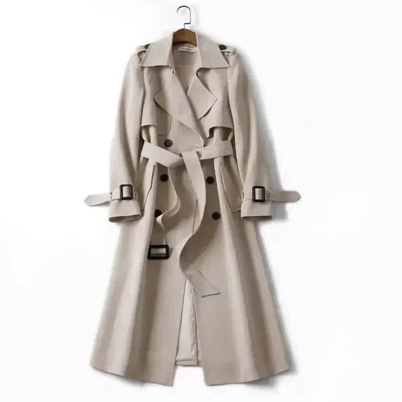 BiggOrange Women's Casual Solid Color Long Sleeve Spring Coat - Buy Center US