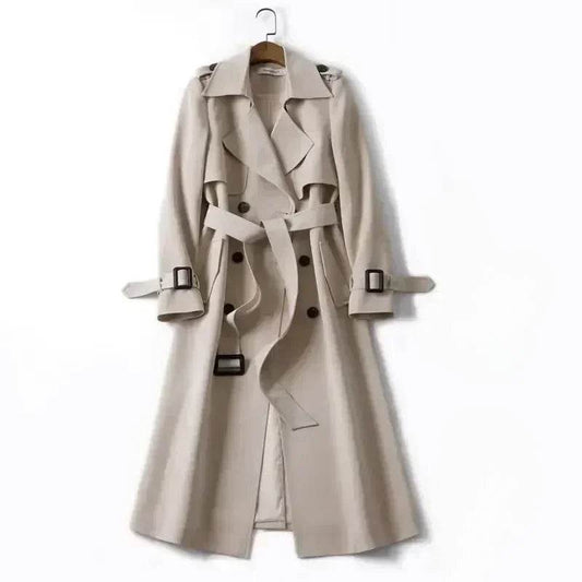 BiggOrange Women's Casual Solid Color Long Sleeve Spring Coat - Buy Center US