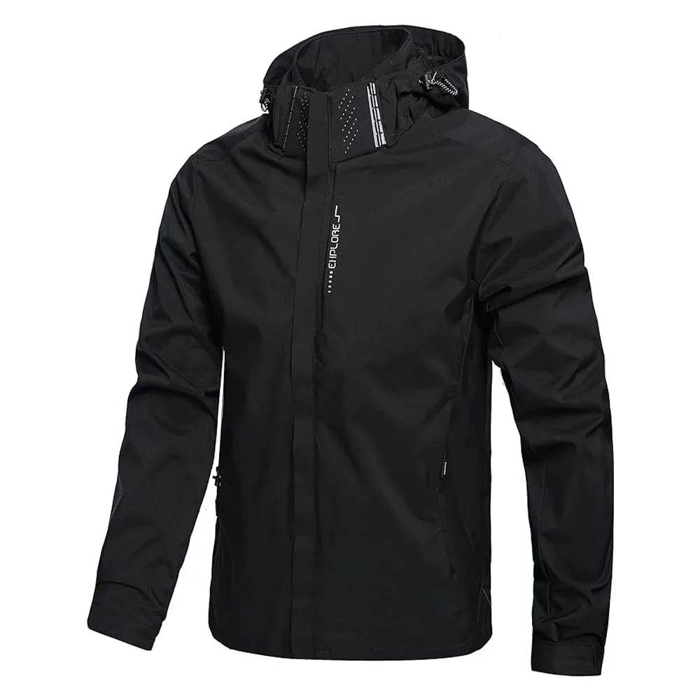 FURCW Men's Waterproof Rain Jacket - Lightweight Hooded Outdoor Coat - Buy Center US