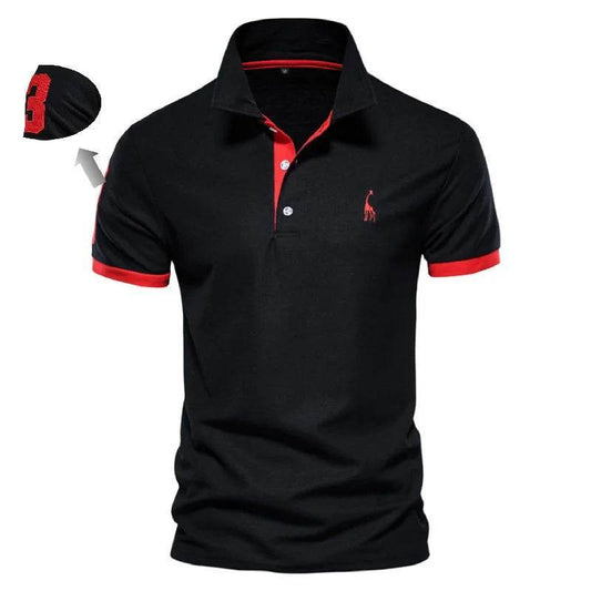 AIOPESON Men's Slim Fit Polo Shirt - Casual Solid Color for Summer - Buy Center US