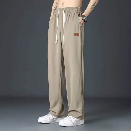 Trendy Men’s Casual Jogger Sweatpants - Quick Drying for Spring & Summer - Buy Center US