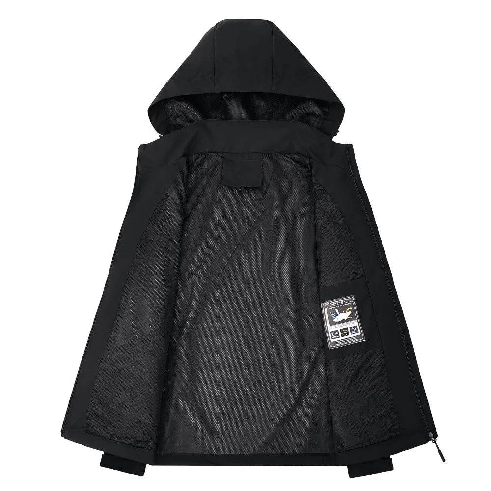 FURCW Men's Waterproof Rain Jacket - Lightweight Hooded Outdoor Coat - Buy Center US