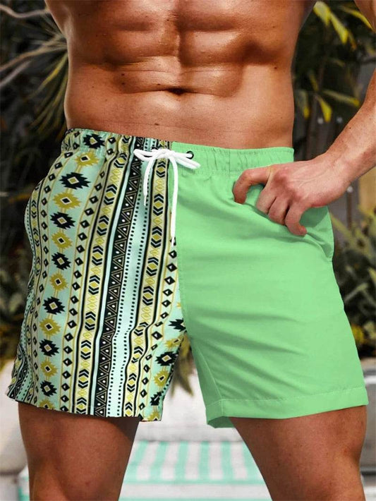 Men's 3D Printed Beach Shorts - Casual Summer Swim Trunks for All Ages - Buy Center US