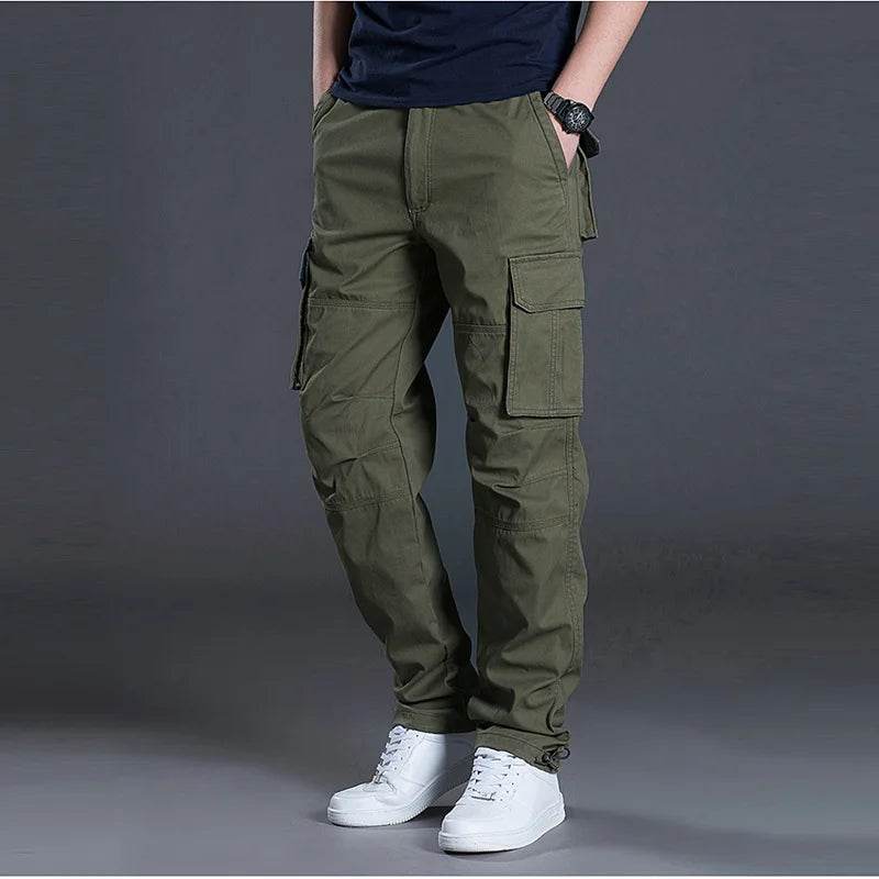 2025 Men's Cargo Pants - Multi Flap Pockets, Loose Fit for Outdoor - Buy Center US