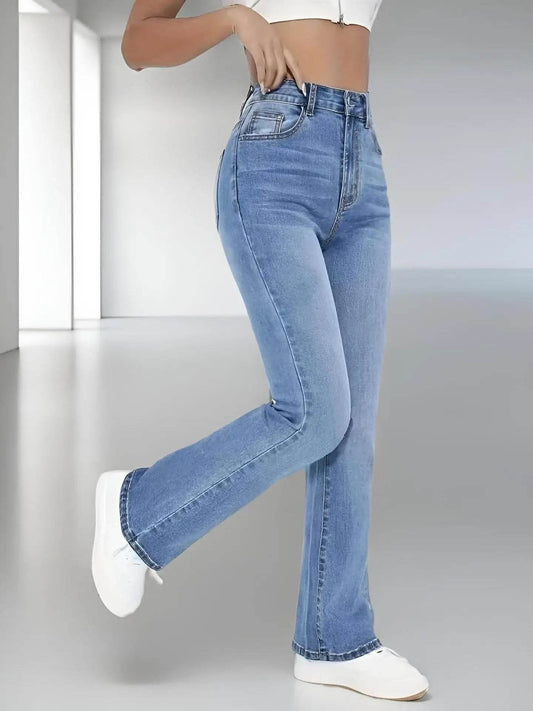 LEEYOVEE Women's High Waist Boot Cut Jeans - Slimming Casual Fit - Buy Center US