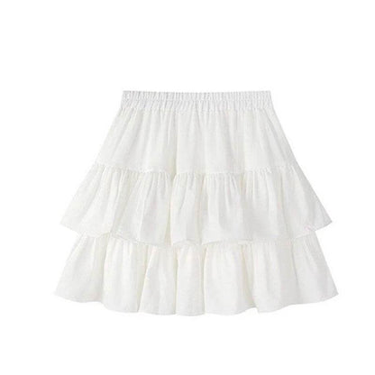 GIDYQ Women's A-Line Pleated Skirt - Summer Ruffle Mini Style - Buy Center US