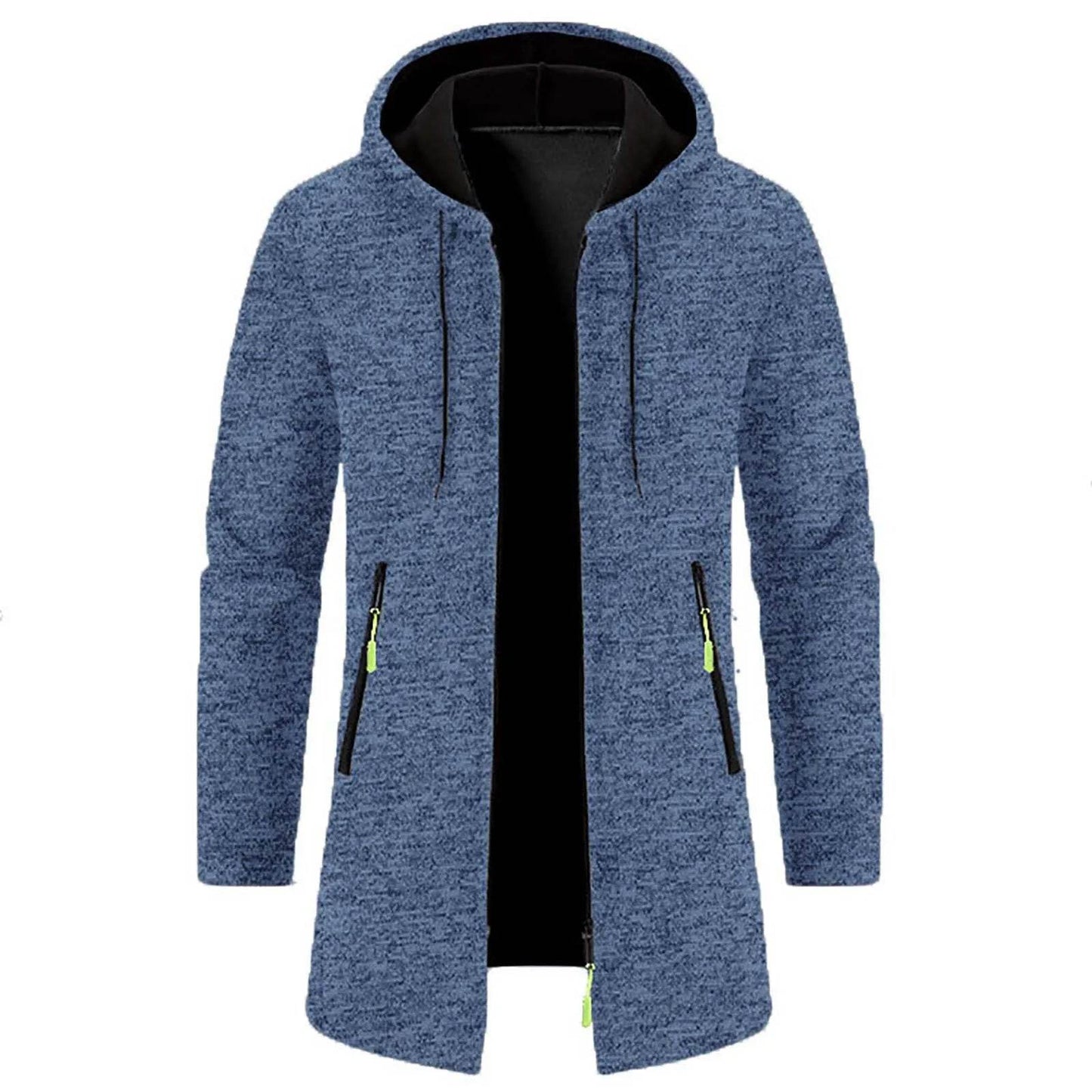 WHooHoo Men's Thin Fleece Jacket - Hooded, Casual Autumn Outerwear - Buy Center US