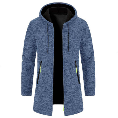WHooHoo Men's Thin Fleece Jacket - Hooded, Casual Autumn Outerwear - Buy Center US