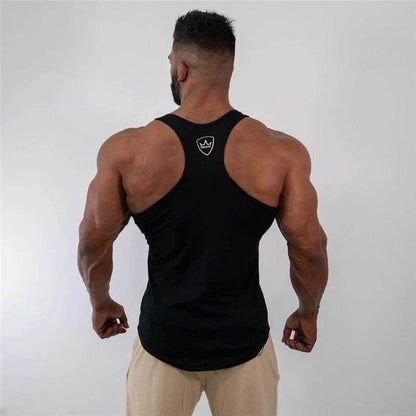 2024 Men's Cotton Gym Tank Tops - Casual Sleeveless Fitness Vest - Buy Center US