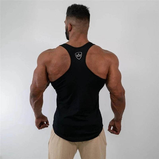 2024 Men's Cotton Gym Tank Tops - Casual Sleeveless Fitness Vest - Buy Center US