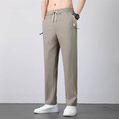Men's Summer Quick Dry Loose Straight Leg Pants - High Elasticity Sports Wear - Buy Center US
