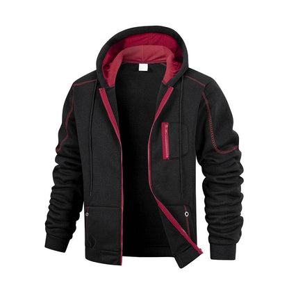 Men's Casual Sports Hoodie Coat - Slim Fit Zipper Cardigan Jacket - Buy Center US