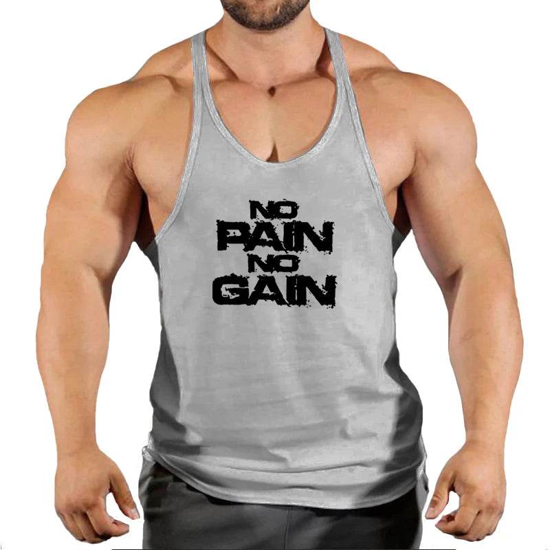 Men's Cotton Gym Running Tank Top - Casual Sleeveless Fitness Shirt - Buy Center US