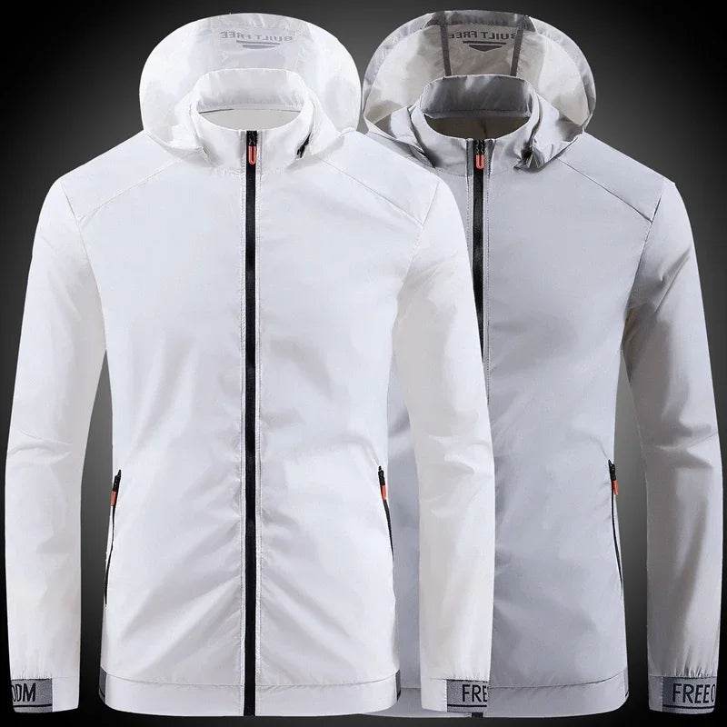 Men's Hiking Skin Jacket - Waterproof Outdoor Coat for Rain & Sun Protection - Buy Center US