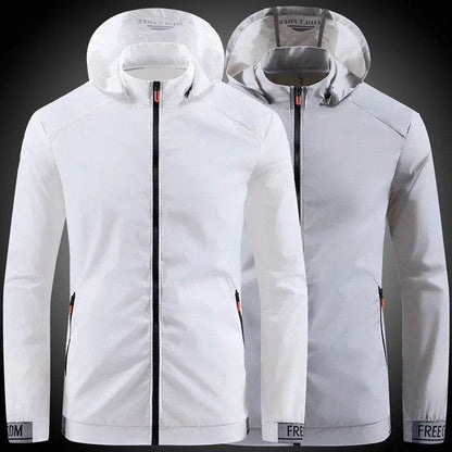 Men's Hiking Skin Jacket - Waterproof Outdoor Coat for Rain & Sun Protection - Buy Center US