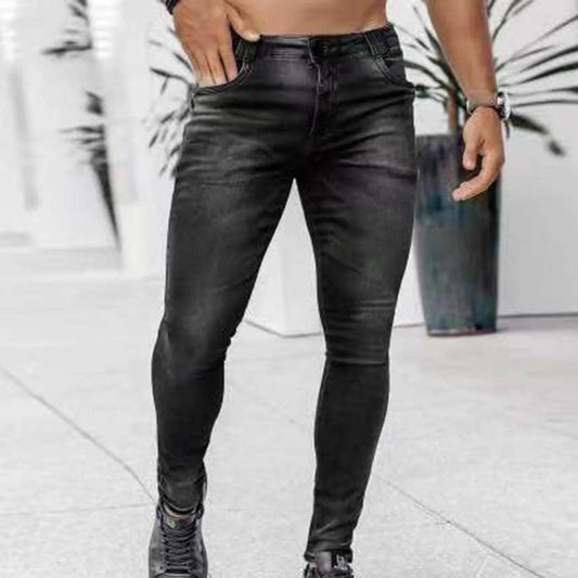 WHooHoo Men's Skinny Stretch Denim Pants - Low Waisted Casual Jeans - Buy Center US