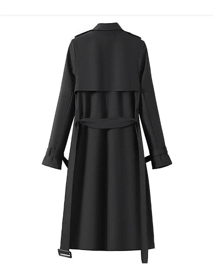 YIHERMIC Women's Double Breasted Trench Coat - Fashionable Winter Style - Buy Center US