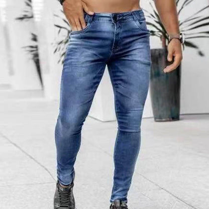 WHooHoo Men's Skinny Stretch Denim Pants - Low Waisted Casual Jeans - Buy Center US