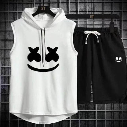Summer Men's Two Piece Set - Casual T-Shirt & Shorts Tracksuit - Buy Center US