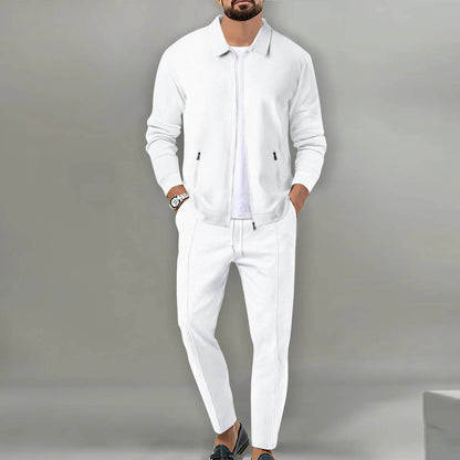 Boilen Heng Xin Men's Casual Blazer Set - Waffle Baseball Suit - Buy Center US