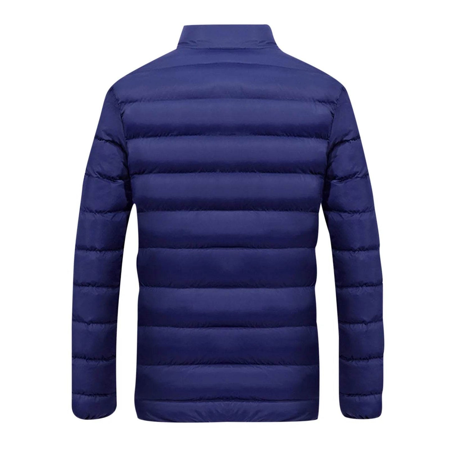Men's Casual Quilted Jacket - Lightweight Cotton Zip-Up for Autumn/Winter - Buy Center US