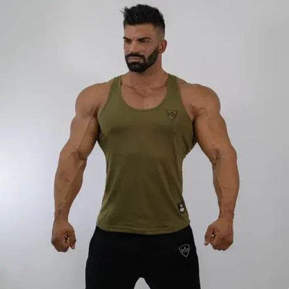 2024 Men's Cotton Gym Tank Tops - Casual Sleeveless Fitness Vest - Buy Center US