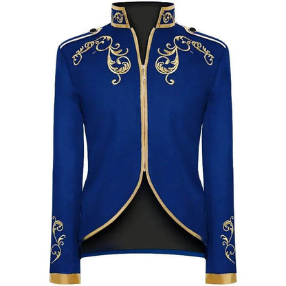 Qj Cinga British Style Embroidered Flower Suit - Wedding Party Blazer - Buy Center US