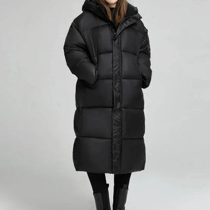 ABRIN Women’s Hooded Down Coat - Oversized Casual Winter Jacket - Buy Center US