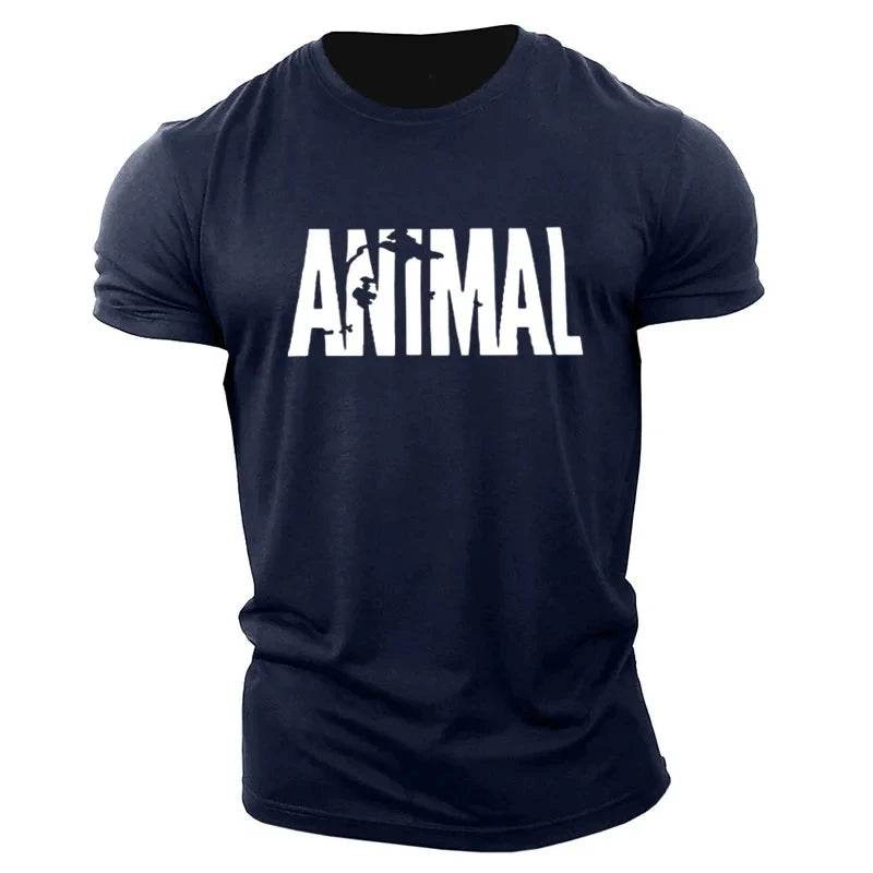Animal Letter Graphic T-Shirt for Men and Women - Casual Oversized Style - Buy Center US