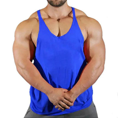 Men's Gym Singlet Tank Top - Stylish Cotton Bodybuilding Shirt - Buy Center US