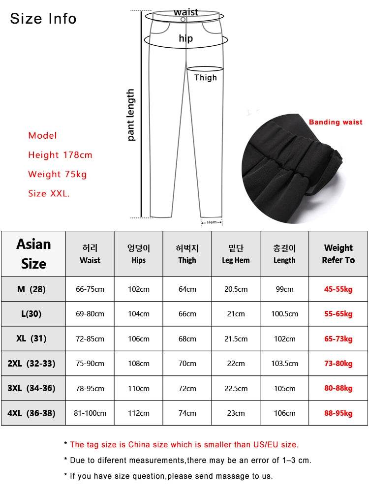 Anbican 2023 Summer Casual Pants for Men - Breathable Polyester Wide Leg - Buy Center US