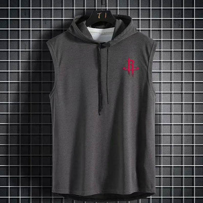 Summer Breathable Hooded Basketball Vest - Quick-Drying Casual Tank Top - Buy Center US