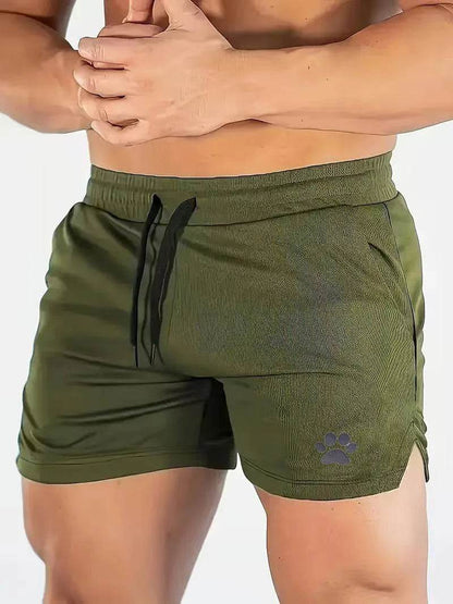 Men's Casual Bear Paw Print Shorts - Perfect for Summer Fitness & Jogging - Buy Center US