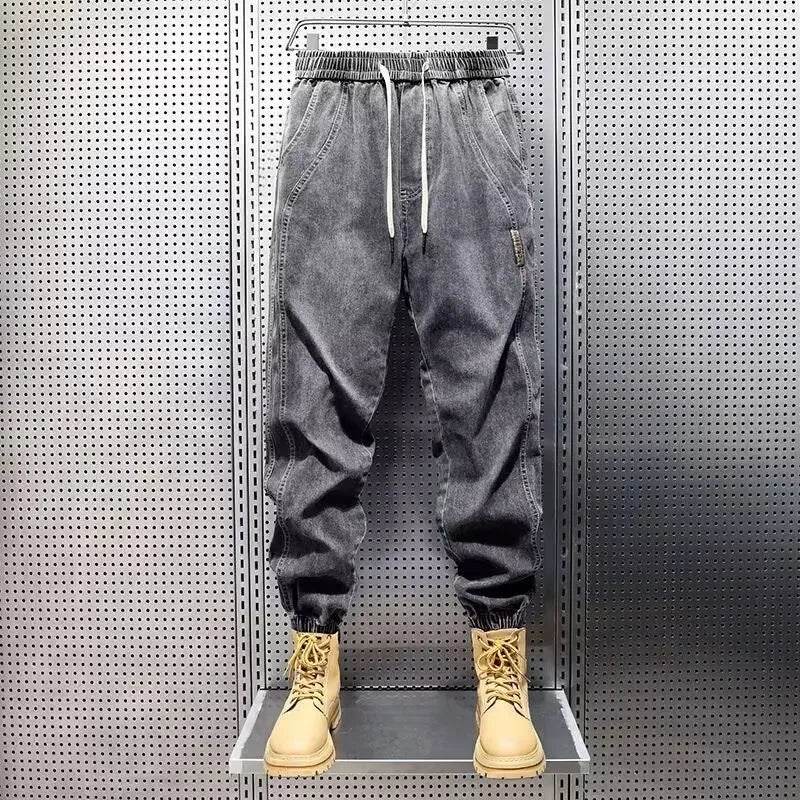 Trendy Loose-Fit Men's Jeans 2024 - Vintage Distressed Casual Pants - Buy Center US