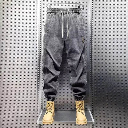 Trendy Loose-Fit Men's Jeans 2024 - Vintage Distressed Casual Pants - Buy Center US