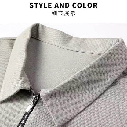 2024 Men's Casual Zipper Jacket - Spring & Autumn Long Sleeve Coat - Buy Center US