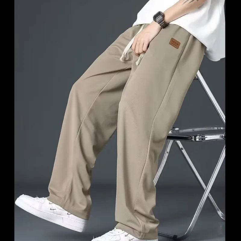 Trendy Men’s Casual Jogger Sweatpants - Quick Drying for Spring & Summer - Buy Center US